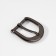 A belt buckle, 3.5 × 3.5 cm, 25 mm, black nickel color
