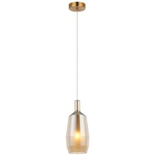 Suspension lamp ELADIN 1x27 40W, size 14x14x35.5-185 cm, bronze color