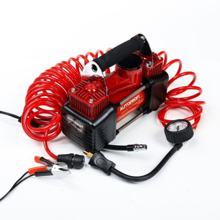 Autoprofi AK-65 car compressor, binopassel, metal, 12V, 300W, performance 65 l/min, bag