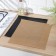A set of Teflon rugs, reusable, 2 pcs, black color, beige