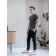 Male T -shirt, size 44, dark melange color
