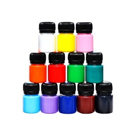 Acrylic paint, set of 12 colors x 20 ml, ZHK Decola, glossy, 2941116-6