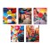 Notebook of 48 sheets in Calligrata Call "Bright Umbrellas", covered Cardboard, UV-Lalan, Offset Bloc, Mix