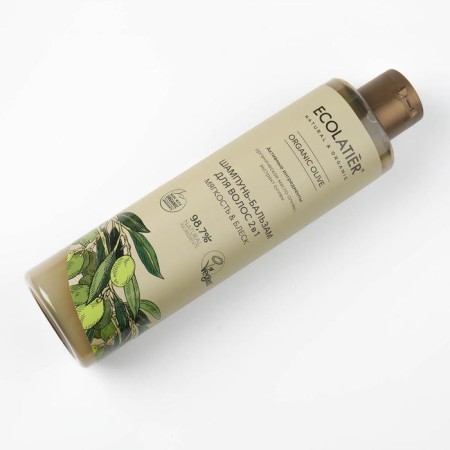 Hair shampoo 2 in 1 Ecolatier Green "Softness & Shine", 350 ml-2