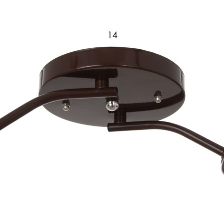 Onyx chandelier 2x15W E27 Brown 50x15x15cm Bayerlux-4