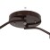 Onyx chandelier 2x15W E27 Brown 50x15x15cm Bayerlux