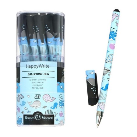 Ballic Happywrite pen “Friends. Kita”, 0.5 mm, blue ink