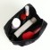 Cosmetic bag Dor units, 16*6*10.5, lightning department, lining, n/pocket, black