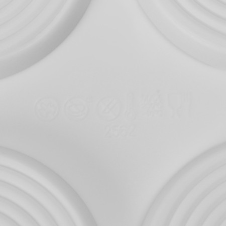 Form for mousse desserts and baking are “hypnosis”, silicone, 30 × 17.5 × 0.5 cm, 6 cells (D = 7.7 cm), white color-6