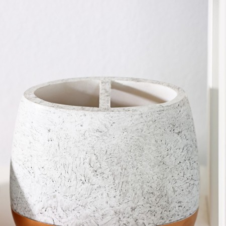 A set of accessories for the bathroom "Marble", 3 items (550 ml dispenser, soap dish, glass)-2
