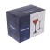 A set of glass glasses for the wine "Domino", 350 ml, 6 pcs