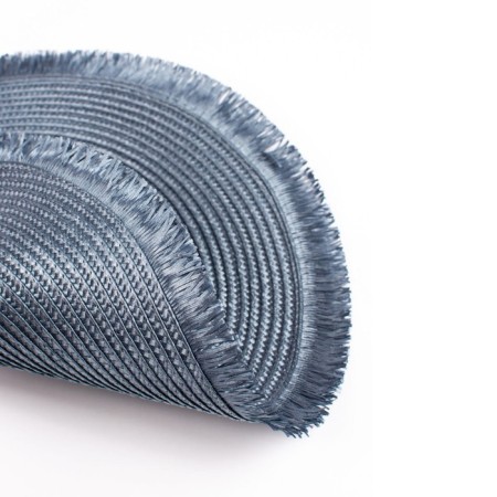 Round napkin, d = 38 cm, blue color-1