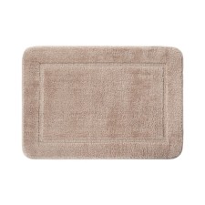 Коврик для ванной IDDIS, 90х60 см, микрофибра, цвет светло-коричневый