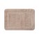 Bathroom mat, 90x60 cm, microfiber, light brown color