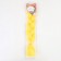 Zumba Kanecalon is monophonic, corrugated, 60 cm, 100 g, bright yellow color (#ay41)