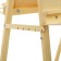 Molbert Type "Clap", bilateral, 120 x 60 x 65 cm, tablet 60 x 60 cm, shelf with two cup holders, unpainted wood, calligrata