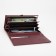 Women's wallet on magnets, burgundy color