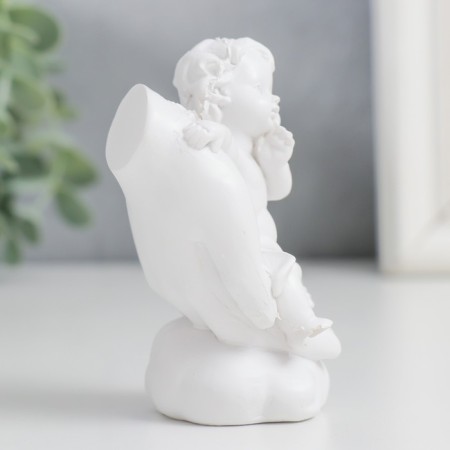 Polystone souvenir "Snowthrough angel in the palm" MIX 8x4.5x4 cm-2