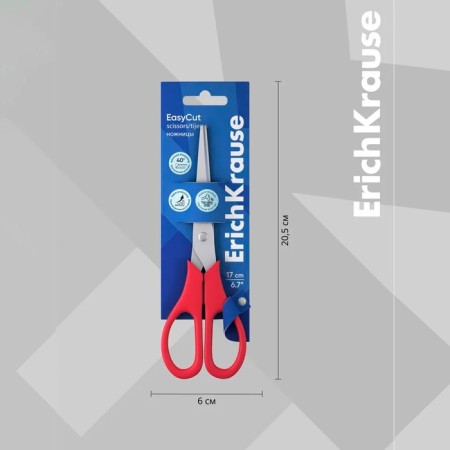 Scissors 17 cm Erichkrause Easycut mix-12