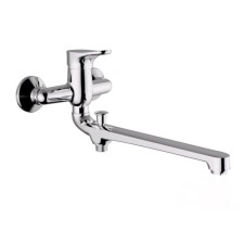 Zipponi Daily bathtub mixer, 1-bonded with a divertor, pour 350 mm, with hand-a-leaf in the kit