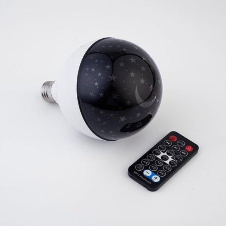 Light device "Festive lamp" 11 cm, E27, speaker, remote control, glow RGB-2