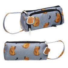 Penal soft, 2 compartments, voluminous, 100 x 210 x 80 mm, Erichkrause Capybara, 60455