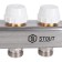Collector Group Stout, 1 "X3/4", 13 outputs, without flow meters, stainless steel