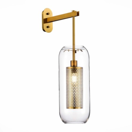Sconces st. SL1048.301.01. Gerrit. 1x40 W, E14, 15x60 cm, brass color
