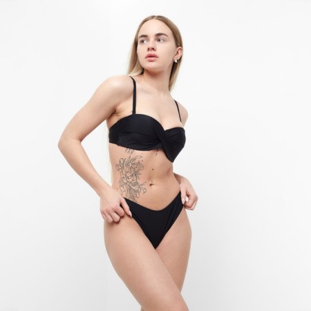 Female swimsuit (swimming trunks 2 pcs), black color, size 46 (42)-4