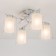 Ceiling Citilux Cutilux CL111140, 42.5x42.5x24.5 cm, 4x75W, E27, Gray color