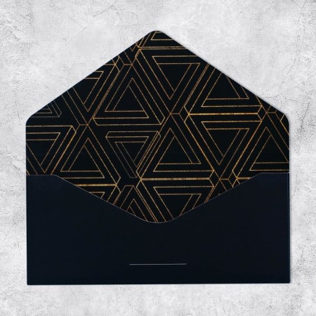 Gift envelope "Sincerely", software touch, embossing, 19 × 9.2 cm-3