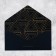 Gift envelope "Sincerely", software touch, embossing, 19 × 9.2 cm