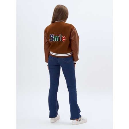 Brown Bomber leather bomber, size 48-10