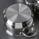 Gretta pan set, 4 items: 1.8 l, 2.5 l, 3.4 l, 4.5 l, metal covers, induction
