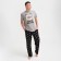Pajama men's kaftan "morning" size 56, gray/black