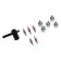 Set of motorists No. 2, 5 caps, metal, 5 spools of short, key