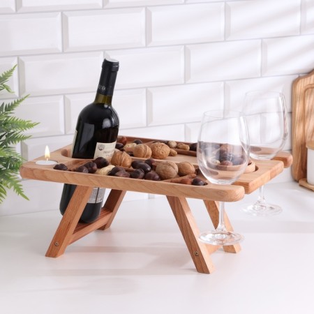 Menzhitsa from the beech "Wine Table Rectangular" No. 4