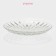 Plate Glass Dessert Daudis "Lazio", D = 20 cm
