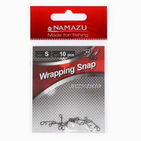 The over -the -end Namazu Wrapping Snap, test 4 kg, size S, color BN, 10 pcs.