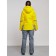 Ski costume female winter, size 42, yellow color