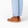 Mokasins are female, dark beige, size 36