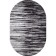 Oval Merinos Platinum carpet, size 120x180 cm, Gray color