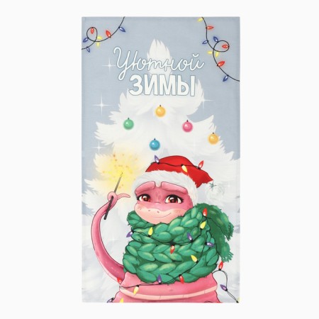 Set of Gift Ethel "Winter Winter": a towel 40x70 cm., Baking form, grabbing-1