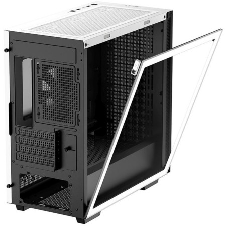The body deepcool CH370 is white without BP MATX 7x120mm 4x140mm 1xusb2.0 1xusb3.0 Audio Bott PSU-6