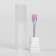 Brush-brush for hardware manicure, in a plastic box, pink color