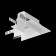 Corner Connector for the built-in track system Technical TRA004CL-22W, 10x10x8.5 cm, white color