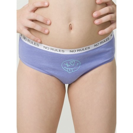 Panties for girls, height 104 cm, light gray, lilac, black, 3 pcs-3