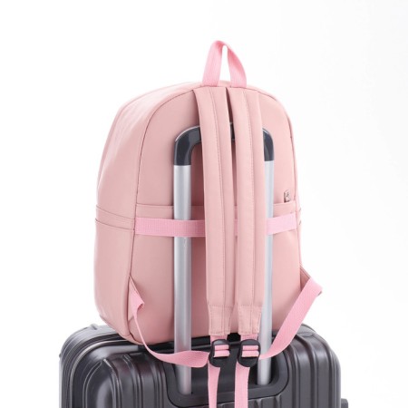 Youth backpack with lightning, 4 pockets, pink color-6