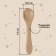 Children's spoon for feeding M&B (silicone), beige