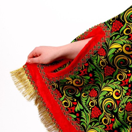Carnival costume "Folk festivities Ryabin Bunnies" Nabbage, Kokoshnik, Skirt, rr52-58-5